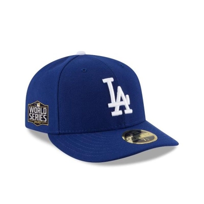 Los Angeles Dodgers Gorra | New Era MLB World Series Side Patch Low Profile 59fifty Fitted Cap Mexico - Azules